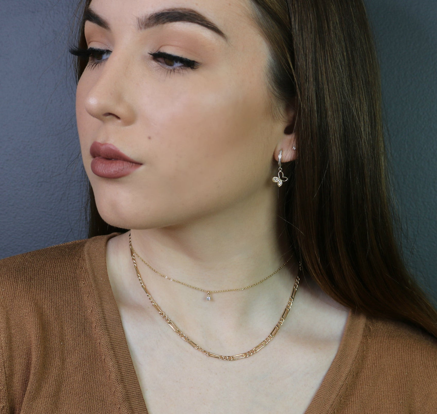 Classic Figaro Chain Necklace | Timeless 14K Gold-Filled Chain